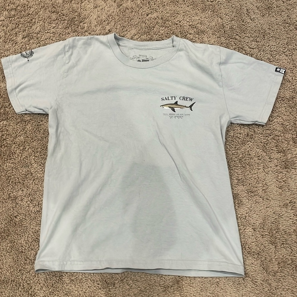 Salty Crew Boys Gray T-Shirt Size YMD